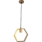 ⁦علاقي مفرد خشبي E27*1L⁩ - الصورة ⁦3⁩