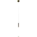 ⁦نجف مودرن مترين زيتي لون الانارة اصفر 5 واط⁩ - الصورة ⁦2⁩