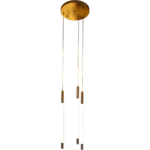 ⁦نحف مودرن زيتي لون الانارة اصفر 15 واط⁩ - الصورة ⁦2⁩