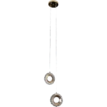 ⁦نجف مودرن ذهبي لون الانارة 3 اضاءات 7 واط مجوز⁩ - الصورة ⁦4⁩