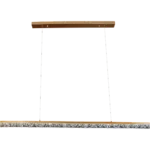 ⁦نجف مودرن ذهبي لون الانارة 3 اضاءات 25 واط مقاس 1.2M ملم⁩ - الصورة ⁦2⁩