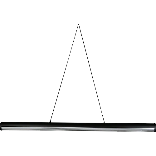 HA-D6081-1000-BK-500x500w نجف مودرن اسود لون الانارة 3اضاءات 42 واط قطر 1000 ملم - الصورة 1