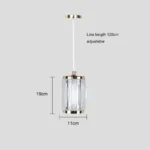 ⁦علاقي مفرد مودرن ذهبي لون الانارة 3 اضاءات 9 واط⁩ - الصورة ⁦3⁩