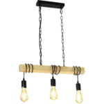 ⁦علاقي خشبي E27*3L⁩ - الصورة ⁦2⁩