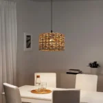 علاقي قش بني E27*1L قطر 24 سم