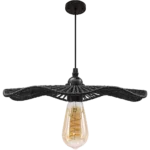 ⁦علاقي خيزران اسود E27*1L قطر 240 ملم⁩ - الصورة ⁦2⁩