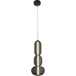 ⁦نجف مودرن اسود لون الانارة 3 اضاءات 15 واط قطر 500 ملم⁩ - الصورة ⁦2⁩