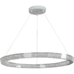 ⁦نجف مودرن ابيض لون الانارة 3 اضاءات 85 واط قطر 60 سم⁩ - الصورة ⁦2⁩