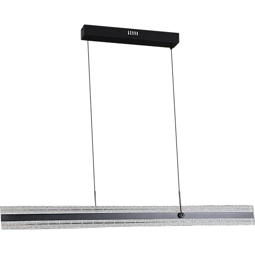 HA-E6675L-1200-BK (1)-500x500w نجف مودرن اسود لون الانارة 3 اضاءات 55 واط مقاس 1200 ملم - الصورة 1