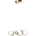 ⁦علاقي مودرن ذهبي لون الانارة 3اضاءات واط 55⁩ - الصورة ⁦3⁩