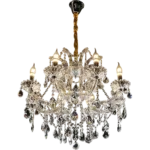 نجف شمعدان فضي الارتفاع 600 القطر700 E14*8L