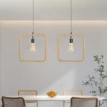 علاقي حبل مربع لمبة E27