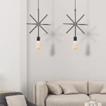 علاقي اسود بنجمة استيل مميزة