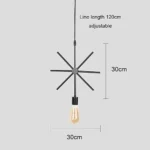 ⁦علاقي اسود بنجمة استيل مميزة⁩ - الصورة ⁦3⁩