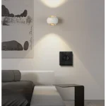 ⁦مفتاح دايمر لمبة 1000 واط لون اسود بيانو بلاتيني⁩ - الصورة ⁦4⁩