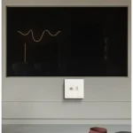 ⁦فيش منفذ هاتف تليفون مع دش لون بيانو لولي⁩ - الصورة ⁦4⁩