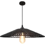 ⁦نجف مودرن اسود E27*1 مقاس 60 سم⁩ - الصورة ⁦3⁩