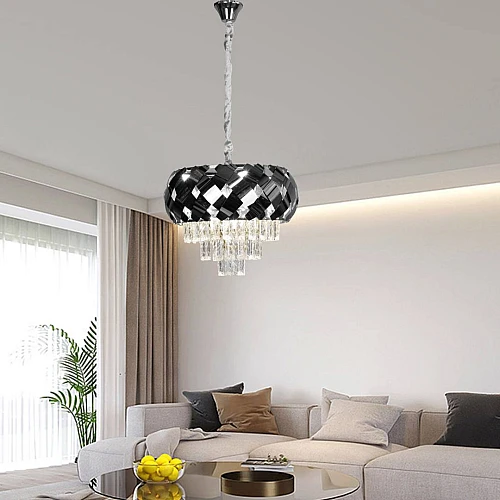 L7WFmL3Kjrm2qpMP9dytuBpbRPijwsVcAHPBkfmK7YUBwe-500x500 نجف مودرن فضي E14*5L قطر 40 سم - الصورة 1