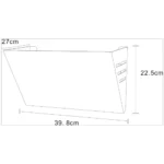 ⁦مصيدة الحشرات الجدارية (ناموسية) اللاصق غطاء فضي و امن 30 واط⁩ - الصورة ⁦2⁩