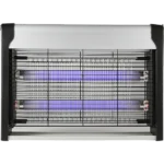 ⁦مصيدة ناموس كهربائي غطاء فضي مع اسود 2*8 واط⁩ - الصورة ⁦2⁩