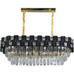 ⁦نجف مودرن اسود E14*10 مقاس 800*300 ملم⁩ - الصورة ⁦2⁩