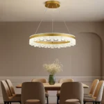 علاقي مودرن ذهبي لون الانارة 3 اضاءات واط 85 مقاس 600 ملم