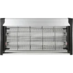 ⁦مصيدة ناموس كهربائي غطاء فضي مع اسود 2*15 واط⁩ - الصورة ⁦2⁩