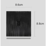 ⁦فيش كمبيوتر لون اسود بيانو بلاتيني⁩ - الصورة ⁦4⁩