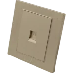 ⁦فيش منفذ كمبيوتر مفرد لون ذهبي ملكي توفل⁩ - الصورة ⁦2⁩