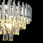 ⁦نجف مودرن فضي E14 40 سم⁩ - الصورة ⁦2⁩