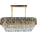 ⁦نجف مودرن ذهبي E14*10 مقاس 800*300 ملم⁩ - الصورة ⁦2⁩