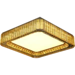 ⁦نجف مودرن فضي لون الانارة 3 اضاءات 800*800 180 واط⁩ - الصورة ⁦3⁩