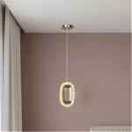 نجف مودرن زيتي لون الانارة 3 اضاءات 5 واط