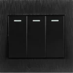 ⁦مفتاح ثلاثي لون اسود حجري تصميم عملي مميز توفل⁩ - الصورة ⁦4⁩