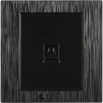 ⁦فيش منفذ كمبيوتر مفرد لون اسود حجري توفل⁩ - الصورة ⁦3⁩