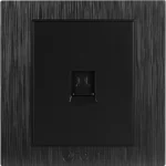 ⁦فيش منفذ كمبيوتر مفرد لون اسود حجري توفل⁩ - الصورة ⁦4⁩