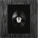 ⁦فيش منفذ دش مفرد لون اسود حجري توفل⁩ - الصورة ⁦3⁩