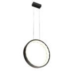 ⁦نجف مودرن فضي لون الانارة 3 اضاءات 55 واط قطر 40 سم⁩ - الصورة ⁦4⁩