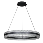 ⁦علاقي مودرن اسود لون الانارة 3 اضاءات 115 واط مقاس 800 ملم⁩ - الصورة ⁦2⁩