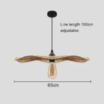 ⁦علاقي خيزران E27*1L قطر 650 ملم⁩ - الصورة ⁦4⁩