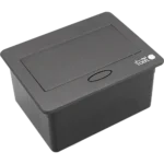 ⁦فيش ارضي ثلاثي USB + TYEP-C مع فيش كمبيوتر لون اسود توفل⁩ - الصورة ⁦3⁩