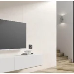 ⁦فيش منفذ هاتف تليفون مع دش لون اسود حجري توفل⁩ - الصورة ⁦5⁩