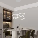 علاقي مودرن ابيض لون الانارة 3 اضاءات واط 105