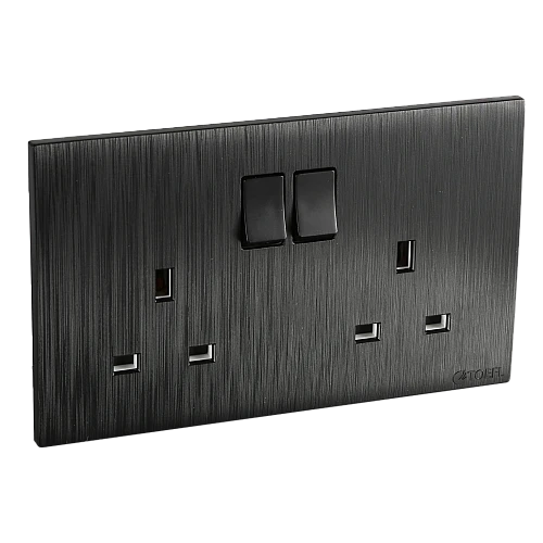 VP8Xu9OzG1xQGzStmgyfMw1gRAnQ6vYU3QdVi7bwMf-500x500w فيش ثلاثي مزدوج مع مفتاح مستطيل لون اسود بيانو بلاتيني - الصورة 1