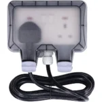 ⁦غطاء فيش جداري بارز خارجي ثنائي مقاوم للماء و الغبار معيار IP66 توفل⁩ - الصورة ⁦6⁩