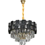 ⁦نجف مودرن اسود E14*5 مقاس 400 ملم⁩ - الصورة ⁦2⁩