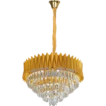 ⁦علاقي مودرن ذهبي E14*9 مقاس 600 ملم⁩ - الصورة ⁦2⁩