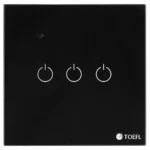 ⁦مفتاح ثلاثي غطاء اسود ذكي تحكم عن بعد Wifi سهل الاستخدام يعمل باللمس تحكم بالجوال متوافق مع اليكسا وجوجل هوم توفل⁩ - الصورة ⁦7⁩