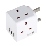⁦توصيلة قابس جداري أفياش ثلاثي مع منافذ USB و Type-C من توفل⁩ - الصورة ⁦2⁩