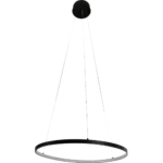 ⁦نجف مودرن اسود لون الانارة اصفر 18 واط مقاس 40 سم⁩ - الصورة ⁦2⁩